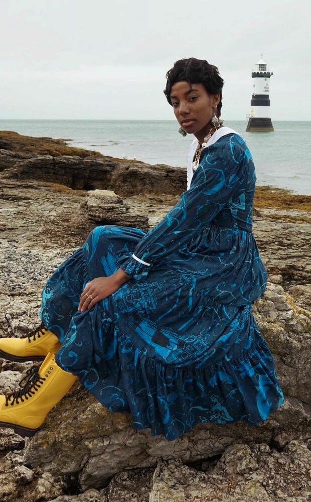 Olivia Annabelle Neptune Dress In Atlantis, £205