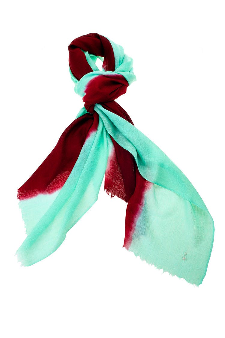 Tina Sparkle Mint Humbug Shawl, £125
