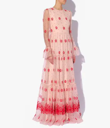Alvaro Gown Ditsy Embroidered Organza, £4,495