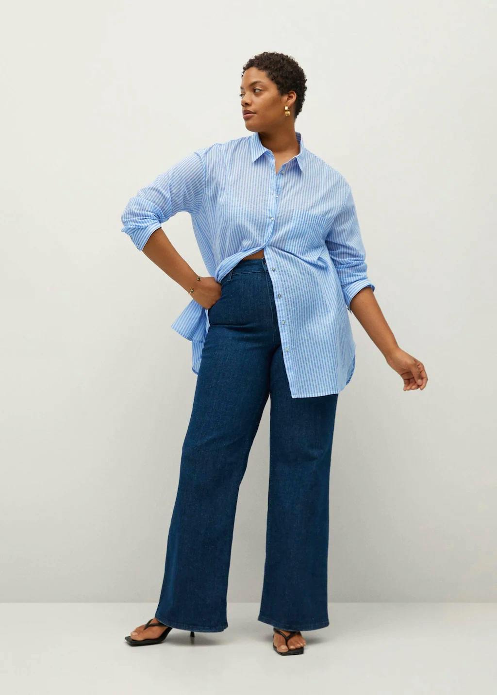 Striped Cotton Shirt, £35.99 