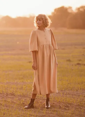 Maxi Oversized Dress In Modal, €117