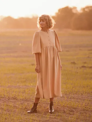 Maxi Oversized Dress In Modal, €117