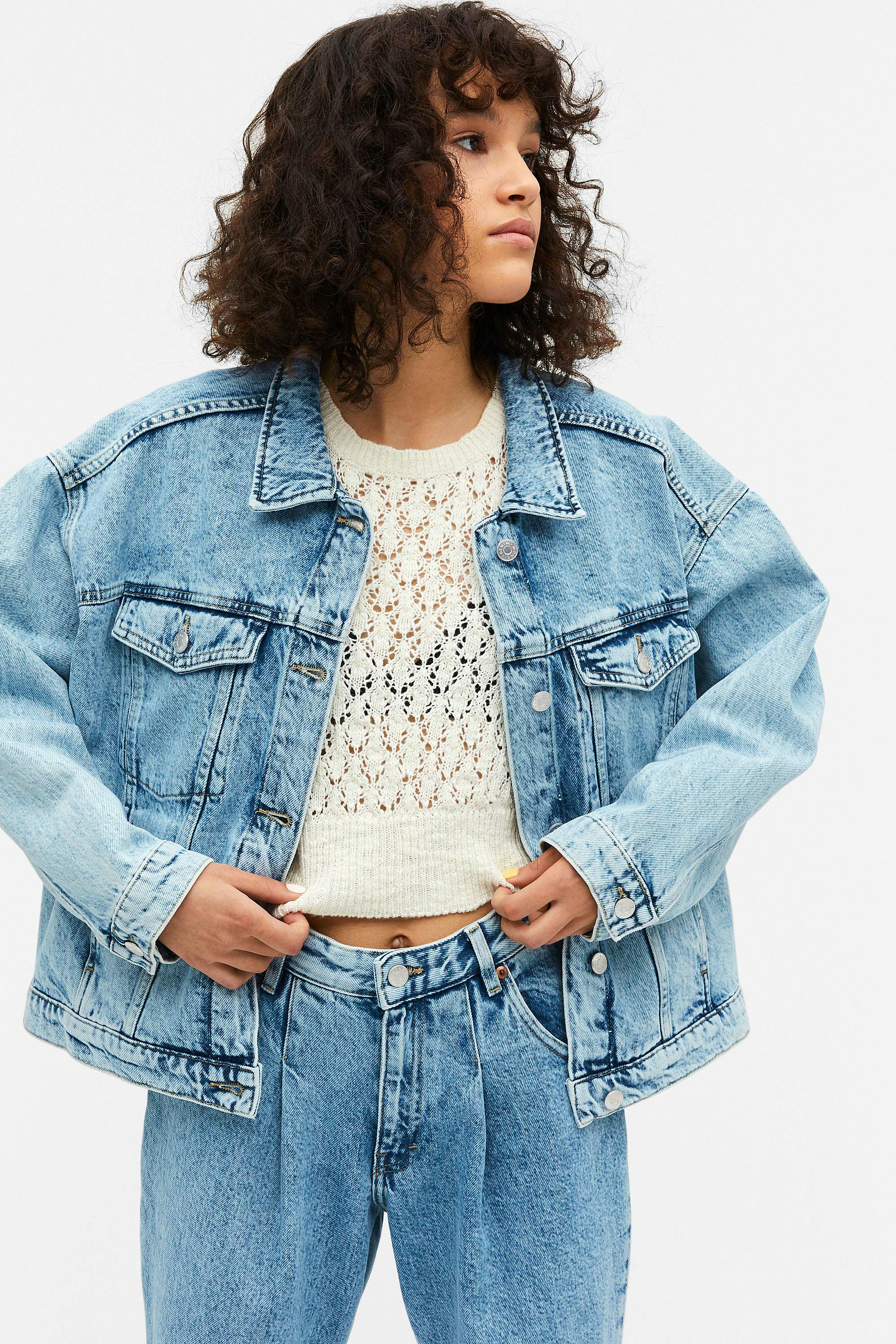 Oversized Denim Jacket, £45 