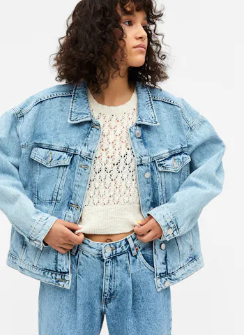 Oversized Denim Jacket, £45