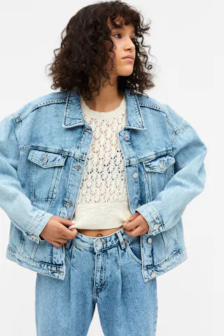 Oversized Denim Jacket, £45