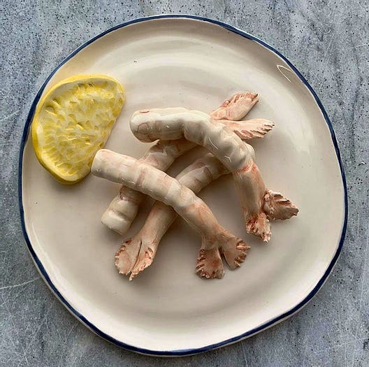 Domenica Marland Alma Berrow, Plate Prawns Pile Up’, £285