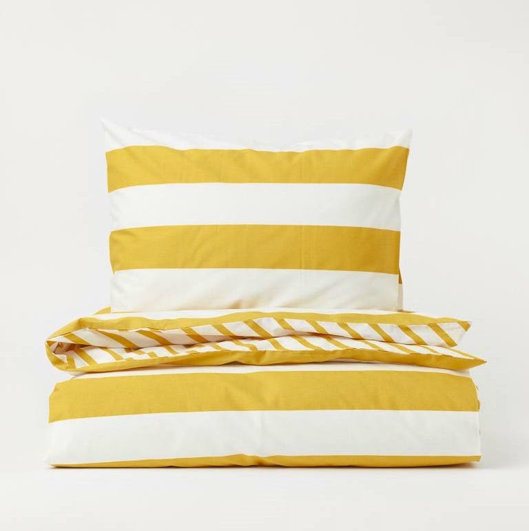 H&M Home Striped Duvet Set, £19.99