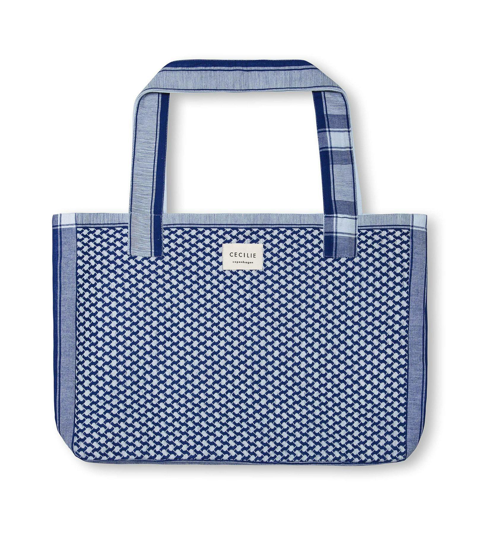 Cecilie Copenhagen Large Signature Twillight Blue Bag, €69