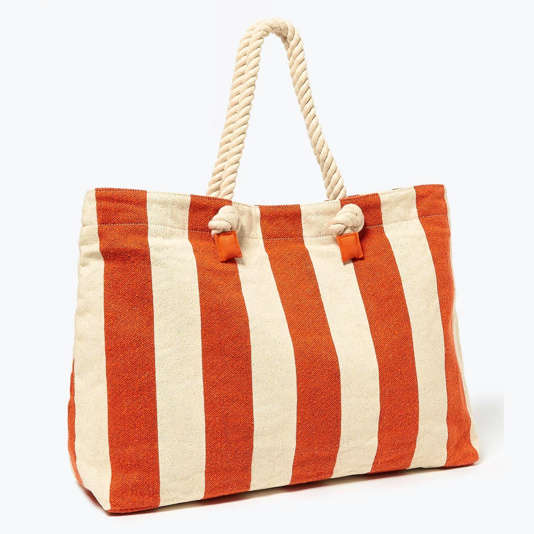 Marks & Spencer Cotton Blend Striped Shopper, £25
