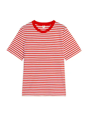 Arket, Crew-Neck Striped T-Shirt, £15