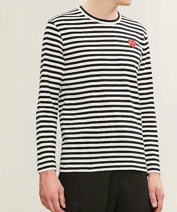 Comme des Garcon, Striped Cotton Jumper, £105