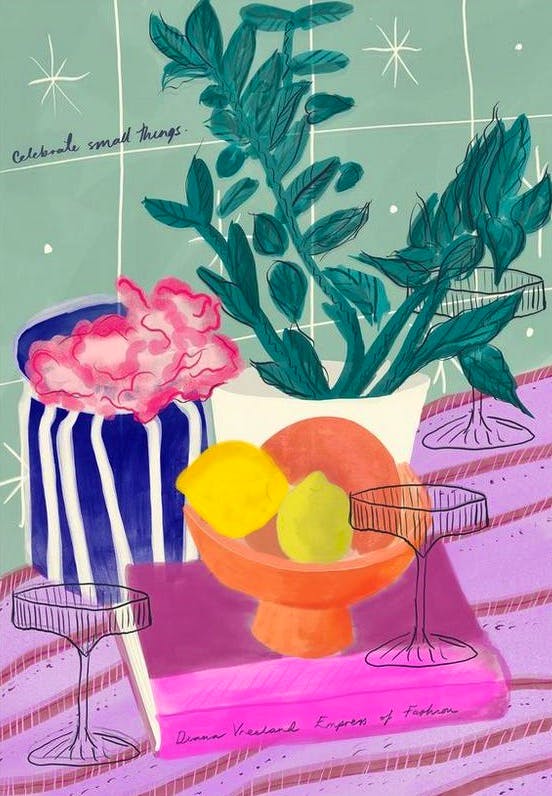 Natalia Bagniewska Celebrate The Small Things Unframed Print, £60