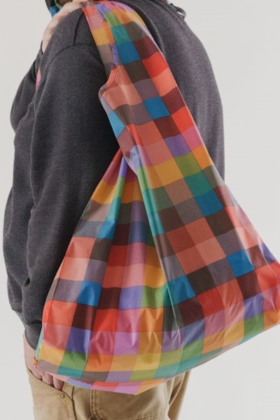 The Conran Shop Large Reusable Tote Bag in Pink Madras Check, £19