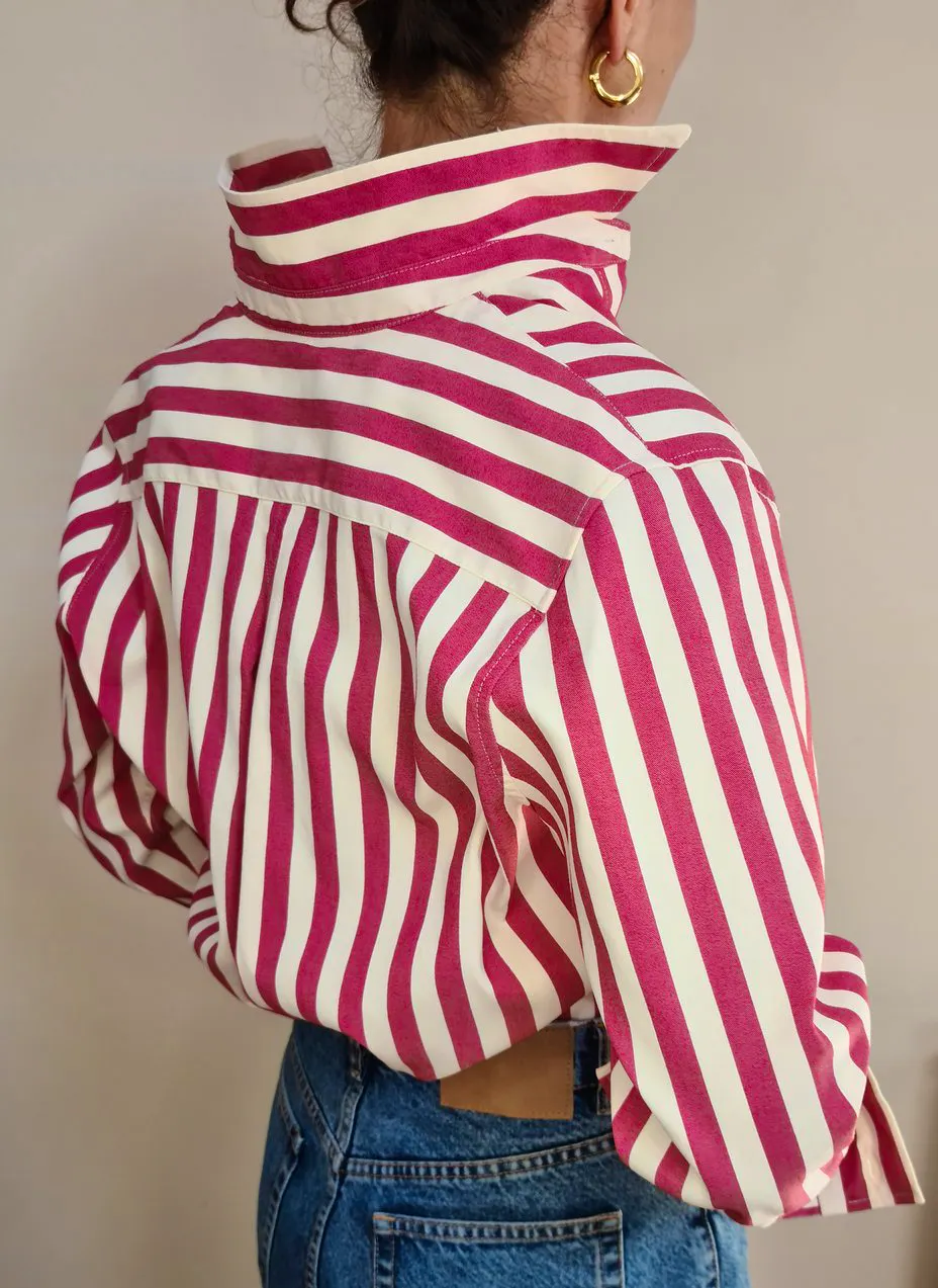 Yaitte Buoy, Red Striped Shirt, £195