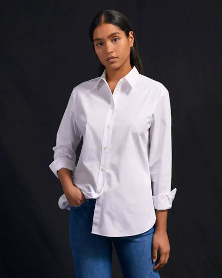 Jigsaw Slim Darted Poplin Shirt, £90
