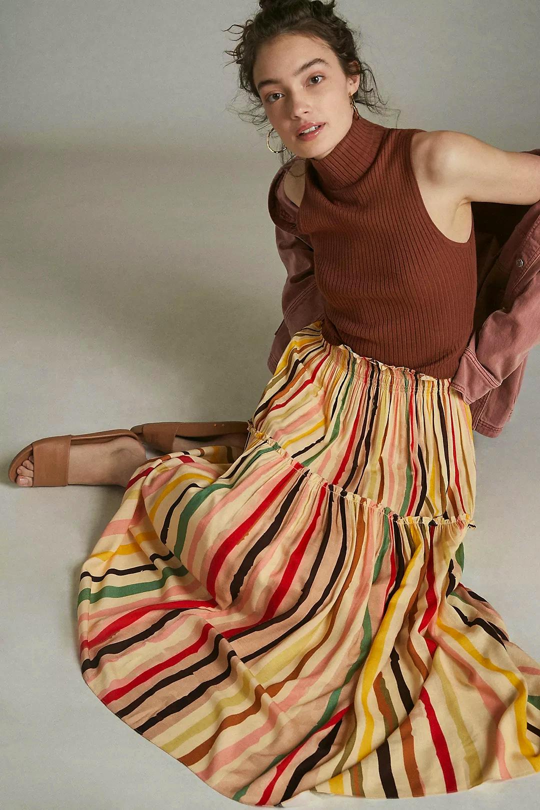 Anthropologie Geisha Designs Perry Maxi Skirt, £120