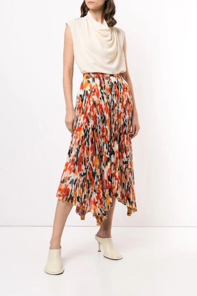 Proenza Schouler Floral-Print Pleated Skirt, £935