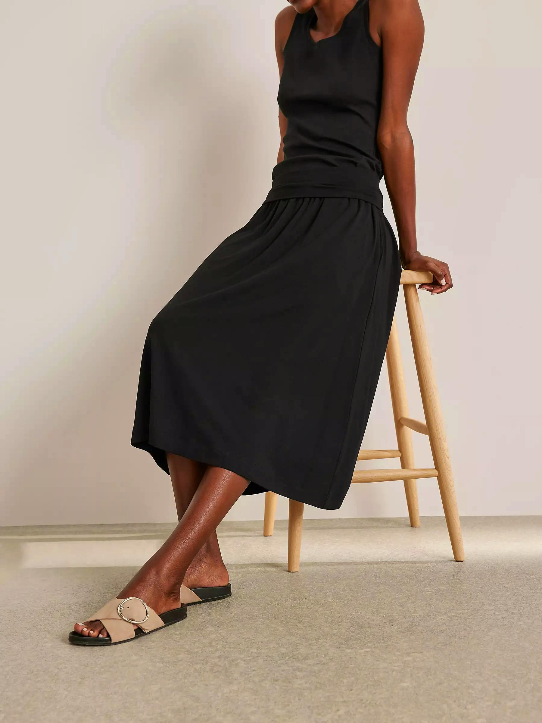 John Lewis Jersey Midi Skirt, £35