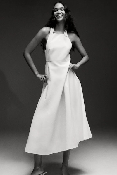 Zara Linen Blend Midi Dress, £29.99