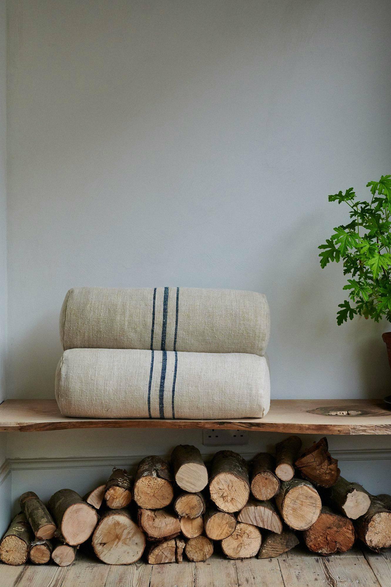 Freight HHG Linen Bolster Cushion, £85