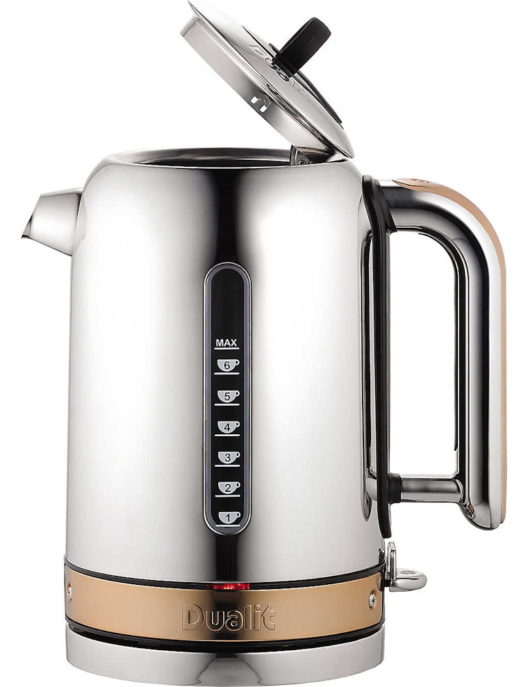 Chrome And Copper Classic Kettle