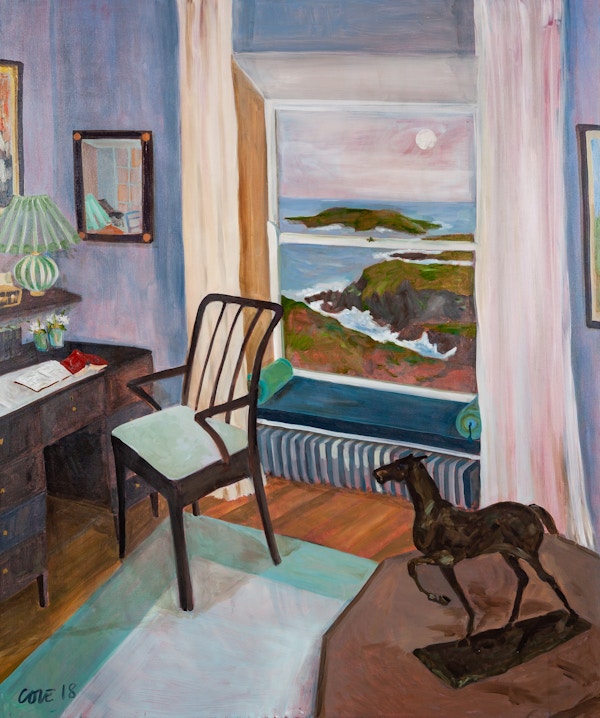 48_Writers Retreat -Interior With Elisabeth Frink _oil On Canvas_120x100cm
