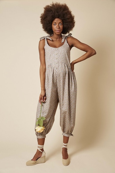Clary & Peg Molly Jumpsuit in Floral Print, £150