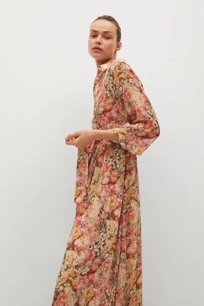 Mango Belt Floral Dress, £59.99