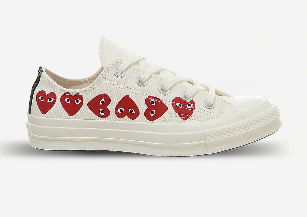 Comme Des Garcons x Converse Trainers, £130