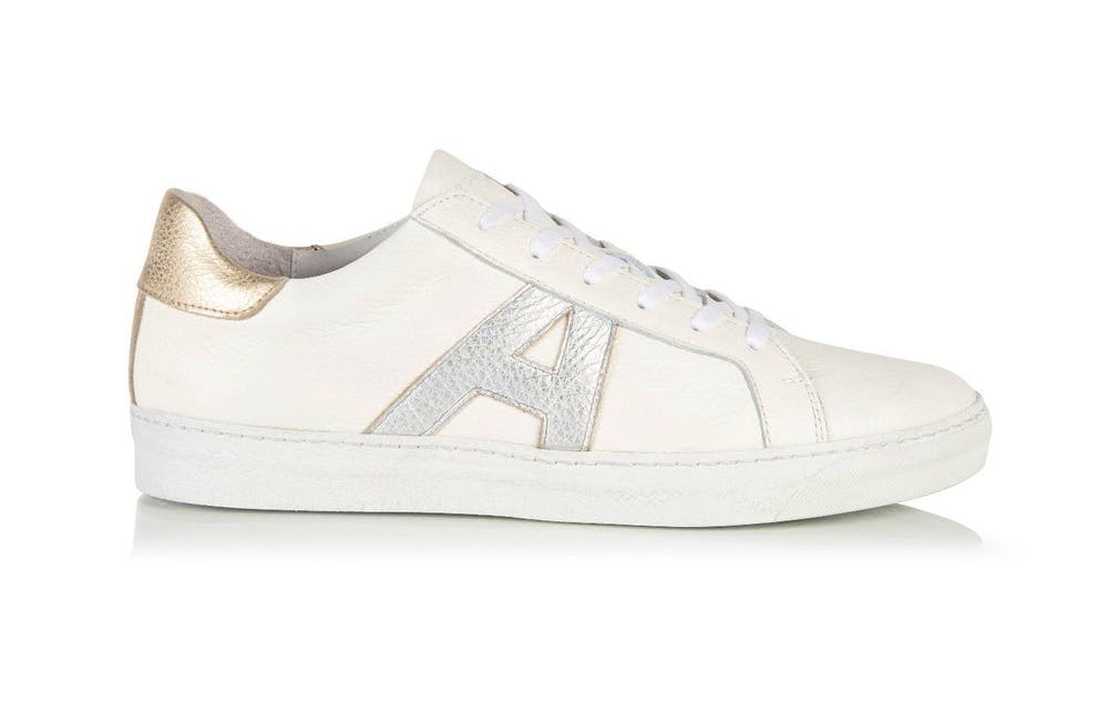 Air & Grace Silver Trainers, £159