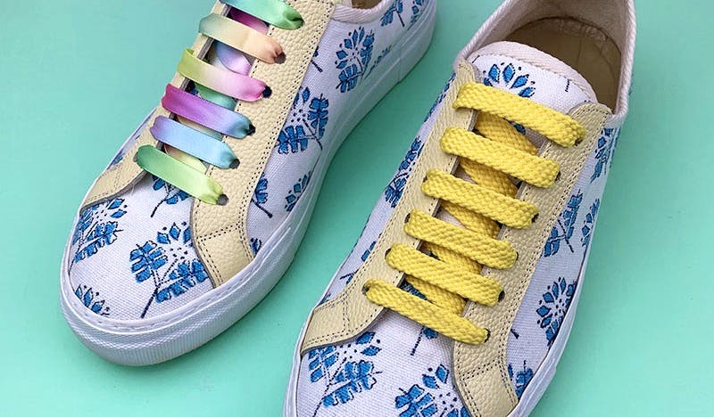 World Secrets She Who Dares Sneakers Forget Me Knots, £140