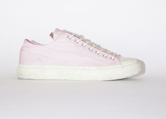 Acne Studios Canvas Sneakers Pink/Off White, £240