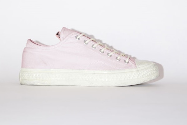 Acne Studios Canvas Sneakers Pink/Off White, £240
