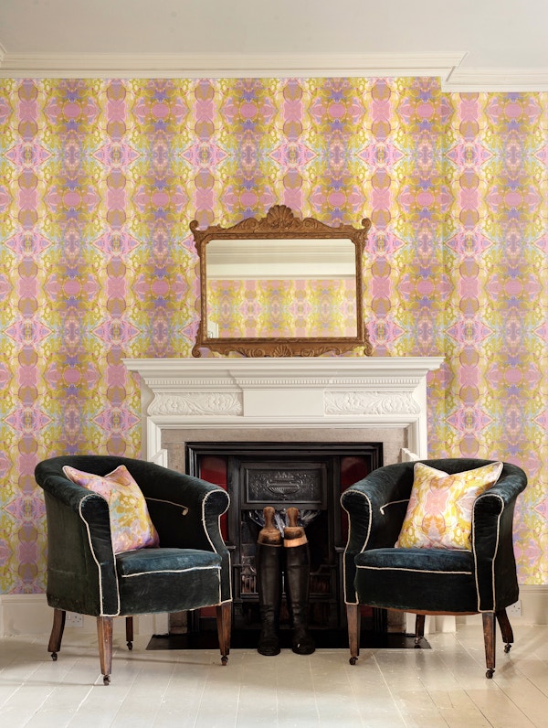 Susi Bellamy Lavender Tapestry Wallpaper, £145 Per 10m Roll, 52cms Wide 