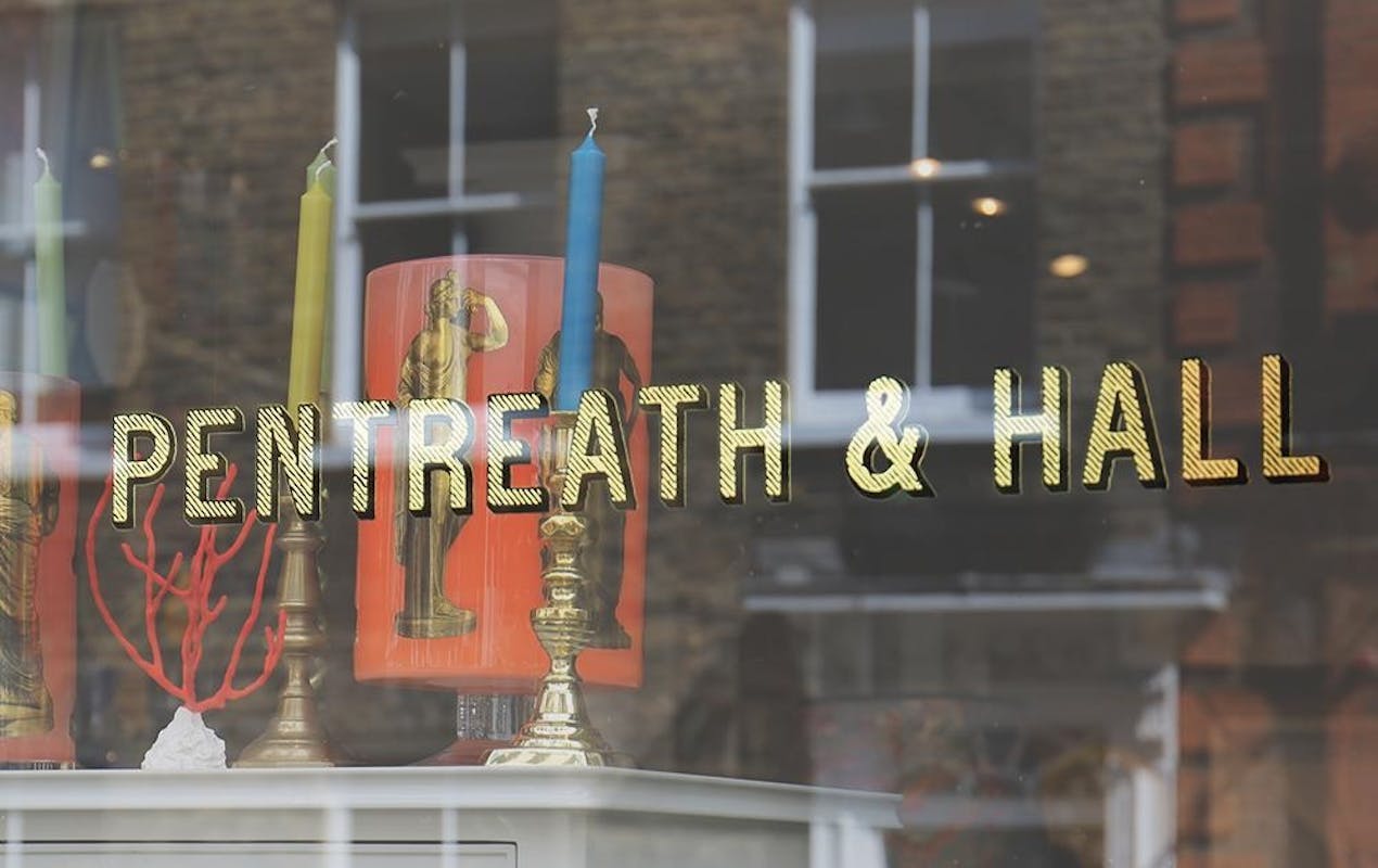 Pentreath & Hall Shop window