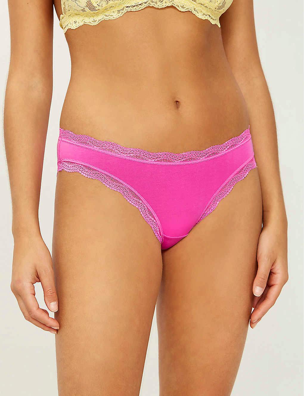 Stripe & Stare Stretch Modal Briefs, £40