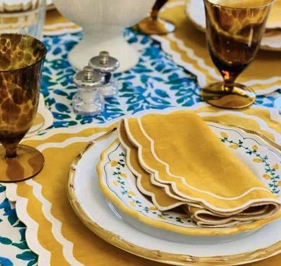 HMA Décor Marigold Placemats, Set of 4, £119