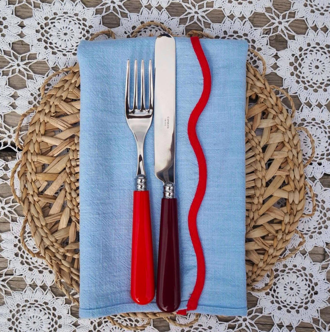 Matilda Goad 12 Piece Rainbow Cutlery Set, £130