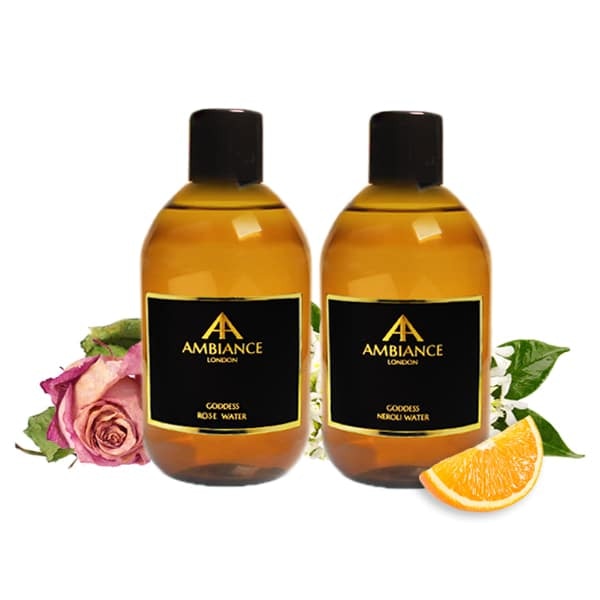 Calming Orange Blossom Mist The perfect summer spritz, full of natural skin healing properties, this Goddess Neroli Water can be used to set makeup or as a comforting pillow mist. £30