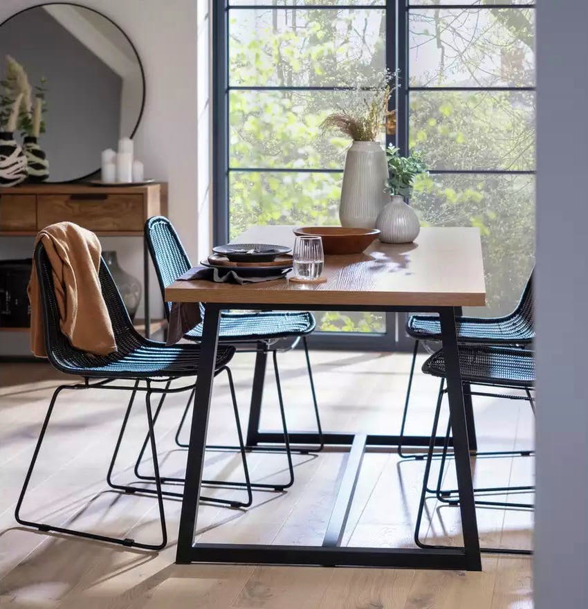 Habitat Nomad 160cm Dining Table Oak Effect, £200