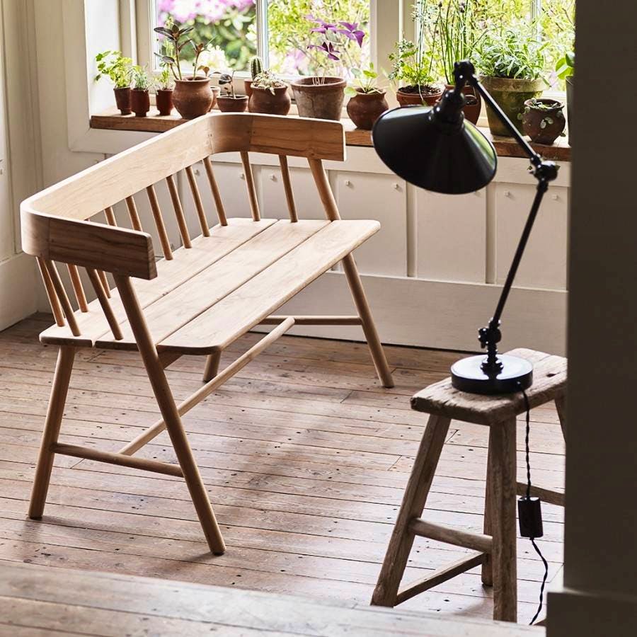 Rowen & Wren Byron Bench, Teak, £722