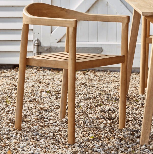 Cox & Cox Two Indoor Outdoor Acacia Dining Chairs, £395