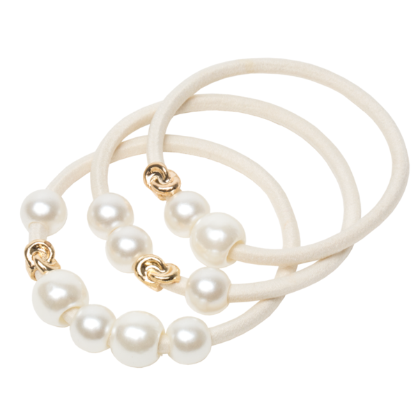 Mabel And Mabel Hair Tie Pearls, £22