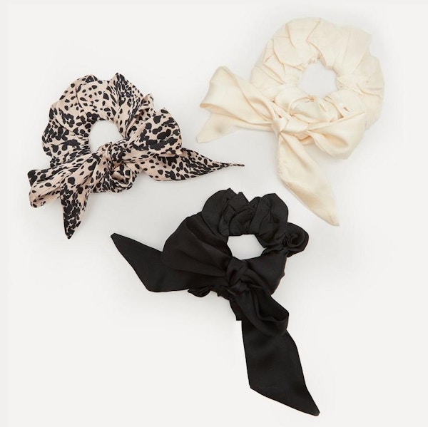 Lily And Lionel Silk Satin Scrunchies, Pack Of Three, £65
