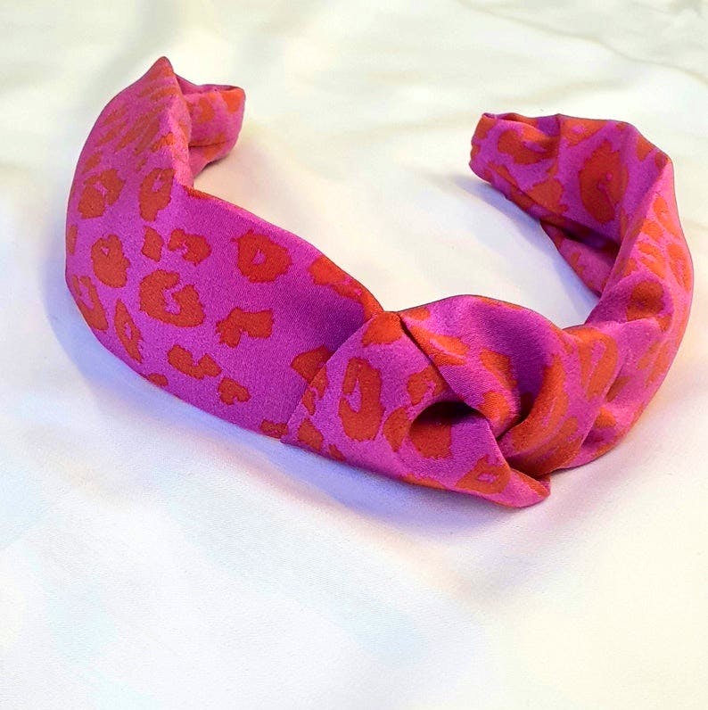 Etsy 100% Mulberry Silk Leopard Headband, £12