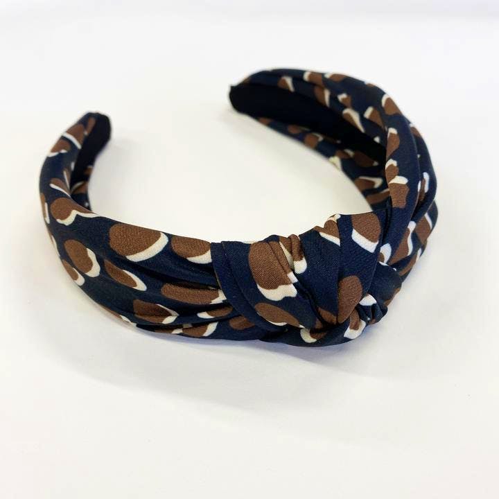 Sadler Jones Black & Brown Leopard Headband, £12