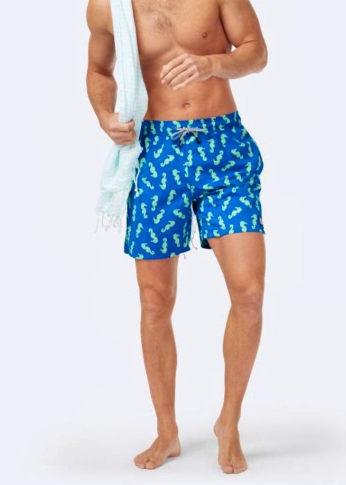 Navy & Pale Green Seahorses, £69.95 (£34.95 for boys) 