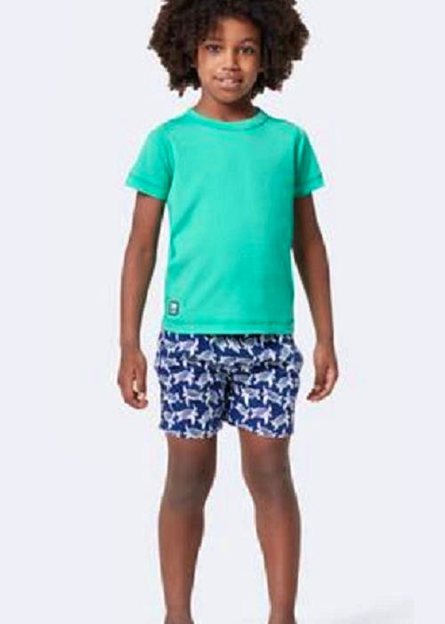 Solid Spearmint Short Sleeve With UPF50+ Sun Protection, £44.95  