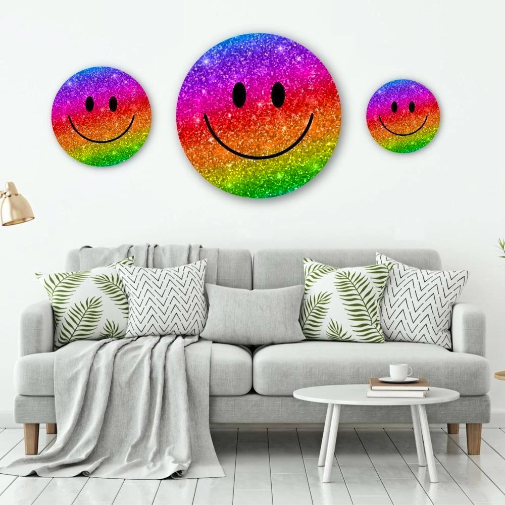 Art Sugar Rainbow Sparkle Mountable Smilie, £83