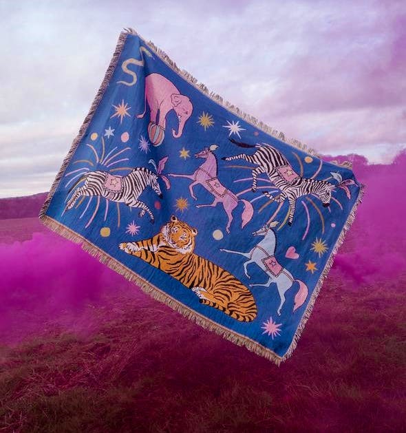 Karen Mabon Circus Throw, £220